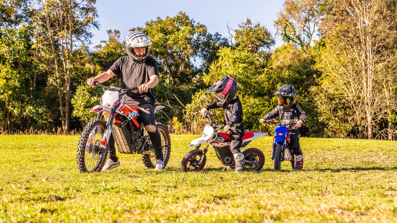 electric dirt bikes for riders of different age